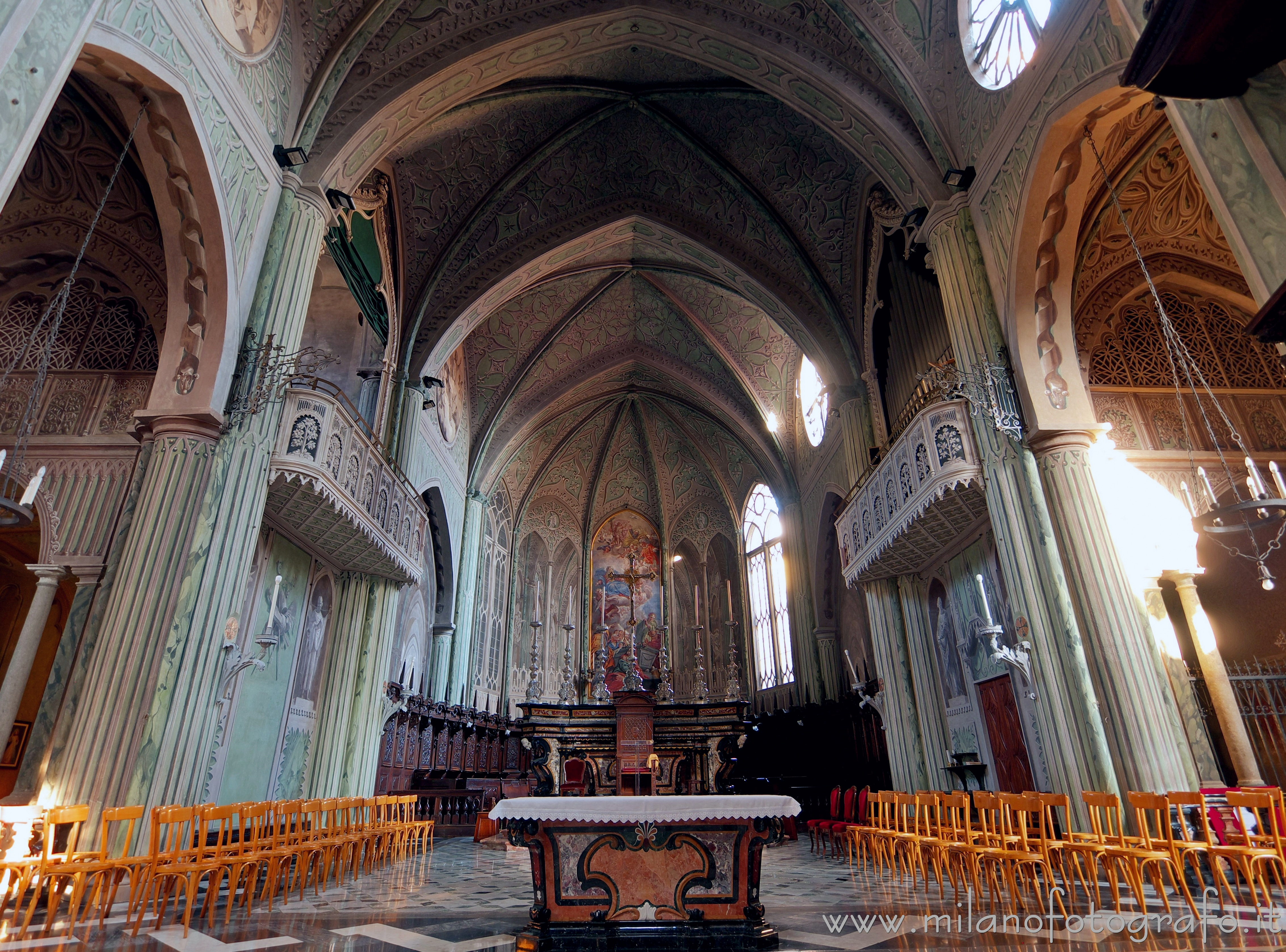 Biella (Italy) - Presbytery and apse of the Cathedral of Biella